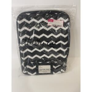 THIRTY‎ ONE Perfect Potluck Party Black Chevron SQUARE THERMAL Holds 9" Square